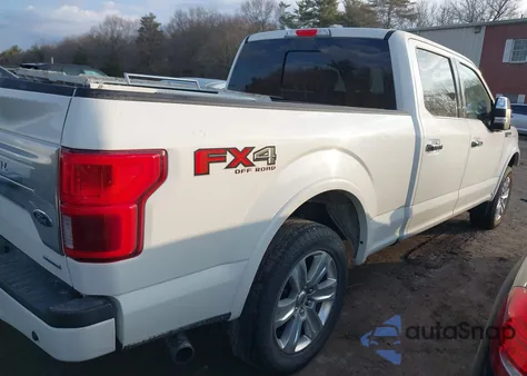 2020 Ford F-150 Platinum из США, поврежденный, VIN 1FTFW1E41LFC55123